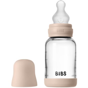 BIBS Baby Glass Bottle Silicone biberon anticolici cu suzetă din silicon - imagine 3